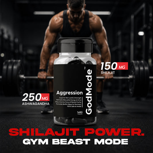 GodMode Aggression – Ayurvedic Men’s Vitality Capsules