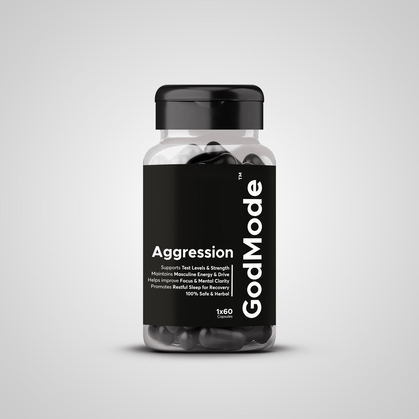 GodMode Aggression – Ayurvedic Men’s Vitality Capsules